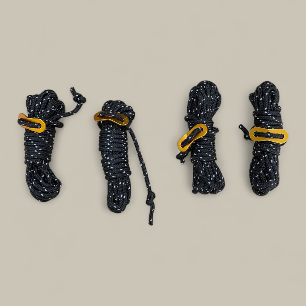 Tali Paracord 4 mm 4 Meter  4 pcs / Tali Paracord Tenda / Tali Panjat Tebing