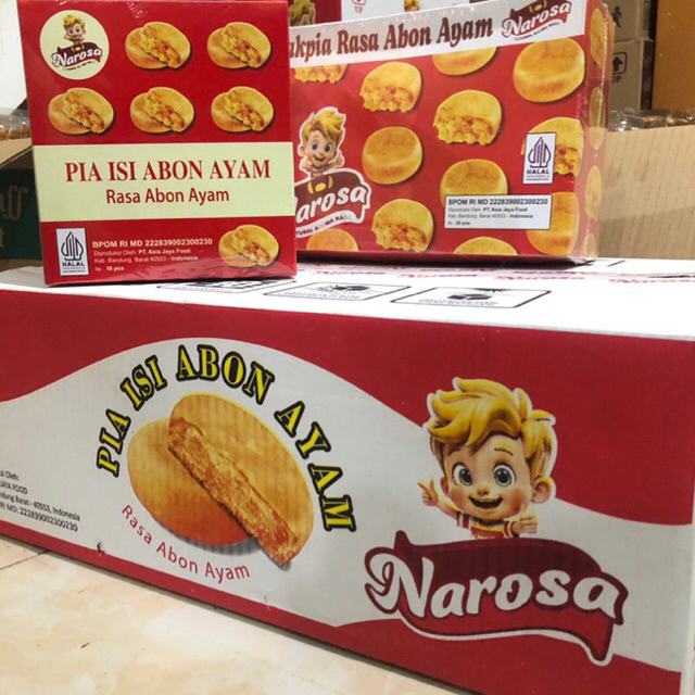 Bakpia Rasa Abon Ayam Narosa isi 10