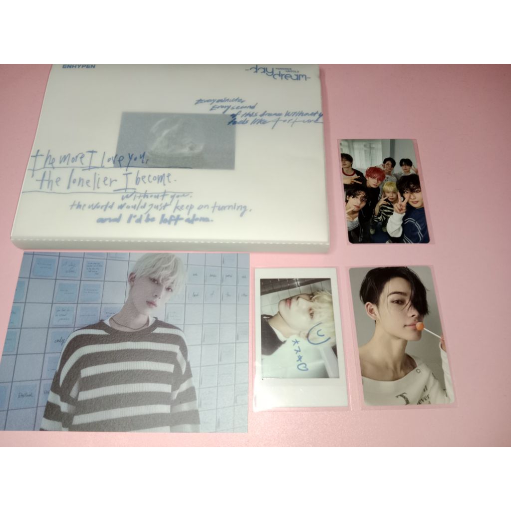 ALBUM ENHYPEN JAPAN VER PHOTOCARD NI-KI POLAROID SUNOO PC GRUP ENHYPEN