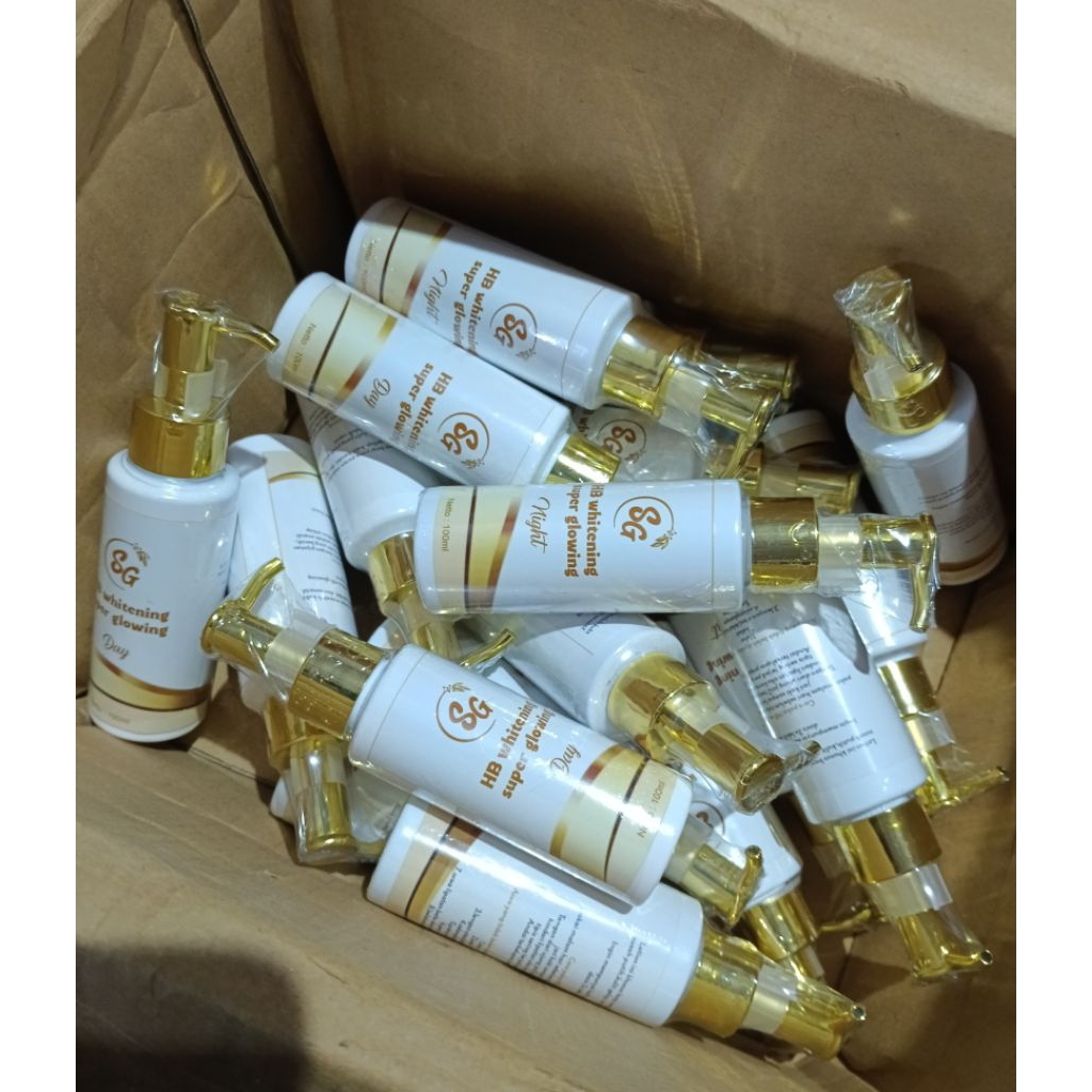 hb super whitening siang/malam