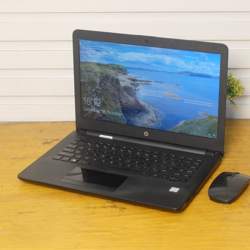 Laptop HP 14 BS Core i3 gen 6 RAM 8 GB SSD - Laptop bekas - Laptop second - LAPTOP SECOND MURAH - LA