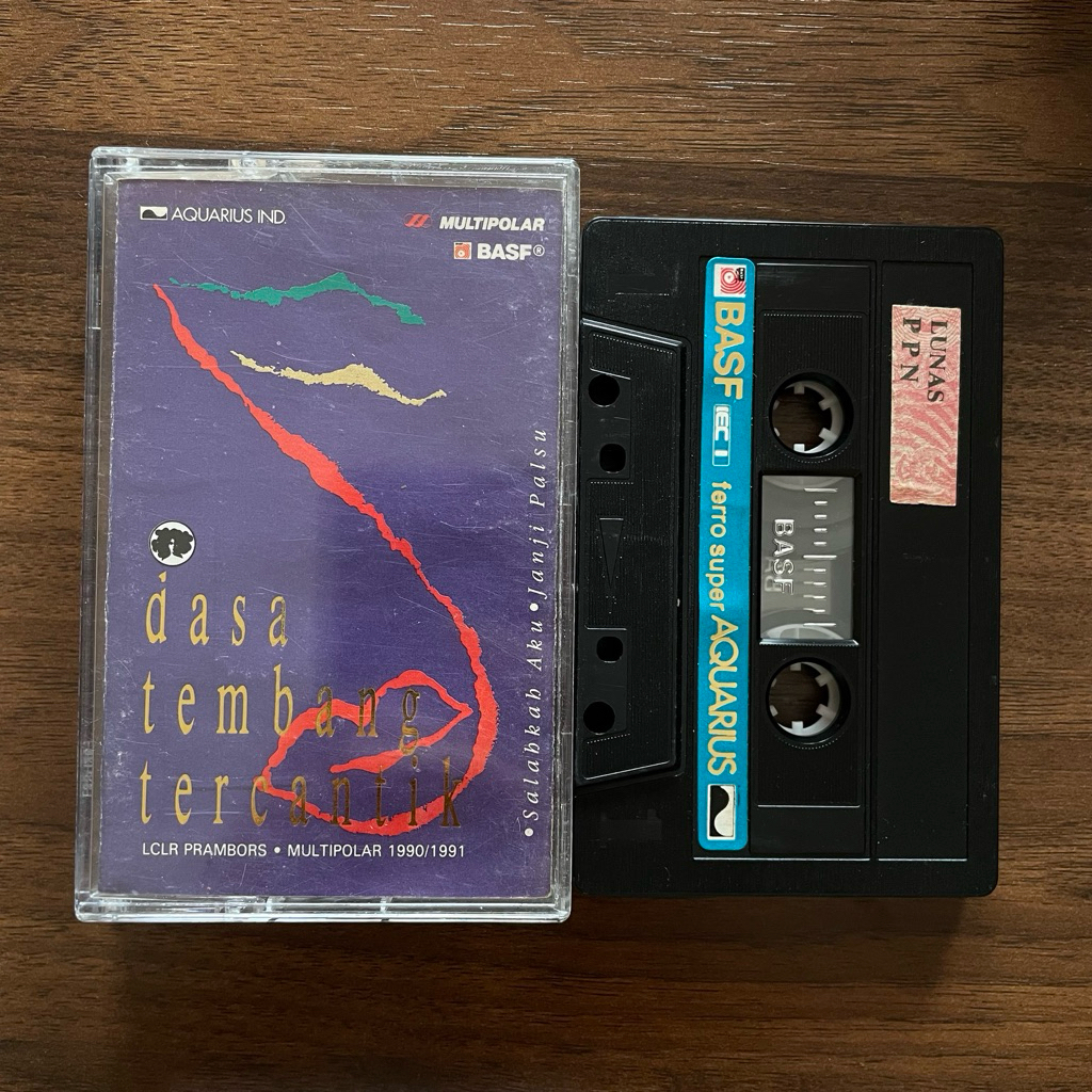 Kaset pita - Dasa Tembang Tercantik LCLR 1990/1991