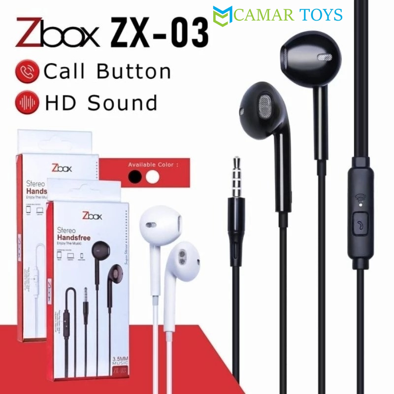 Headset Earphone Zbox ZX-03 Superbass