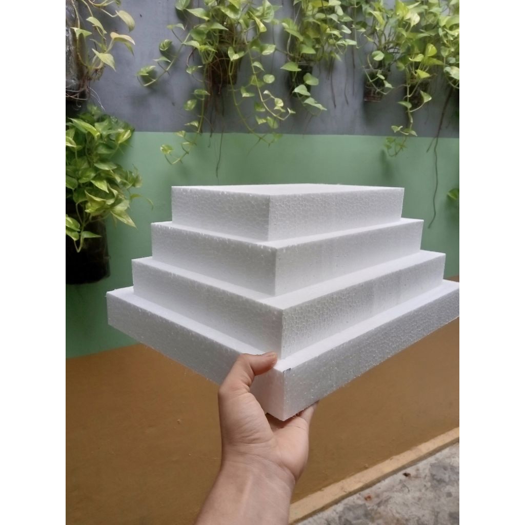 Styrofoam gabus alas hantaran tebal 5 cm