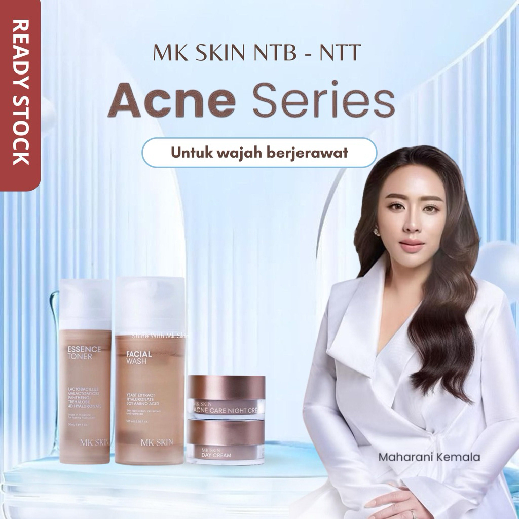 MK SKIN - PAKET ACNE MK SKIN FREE GIFT
