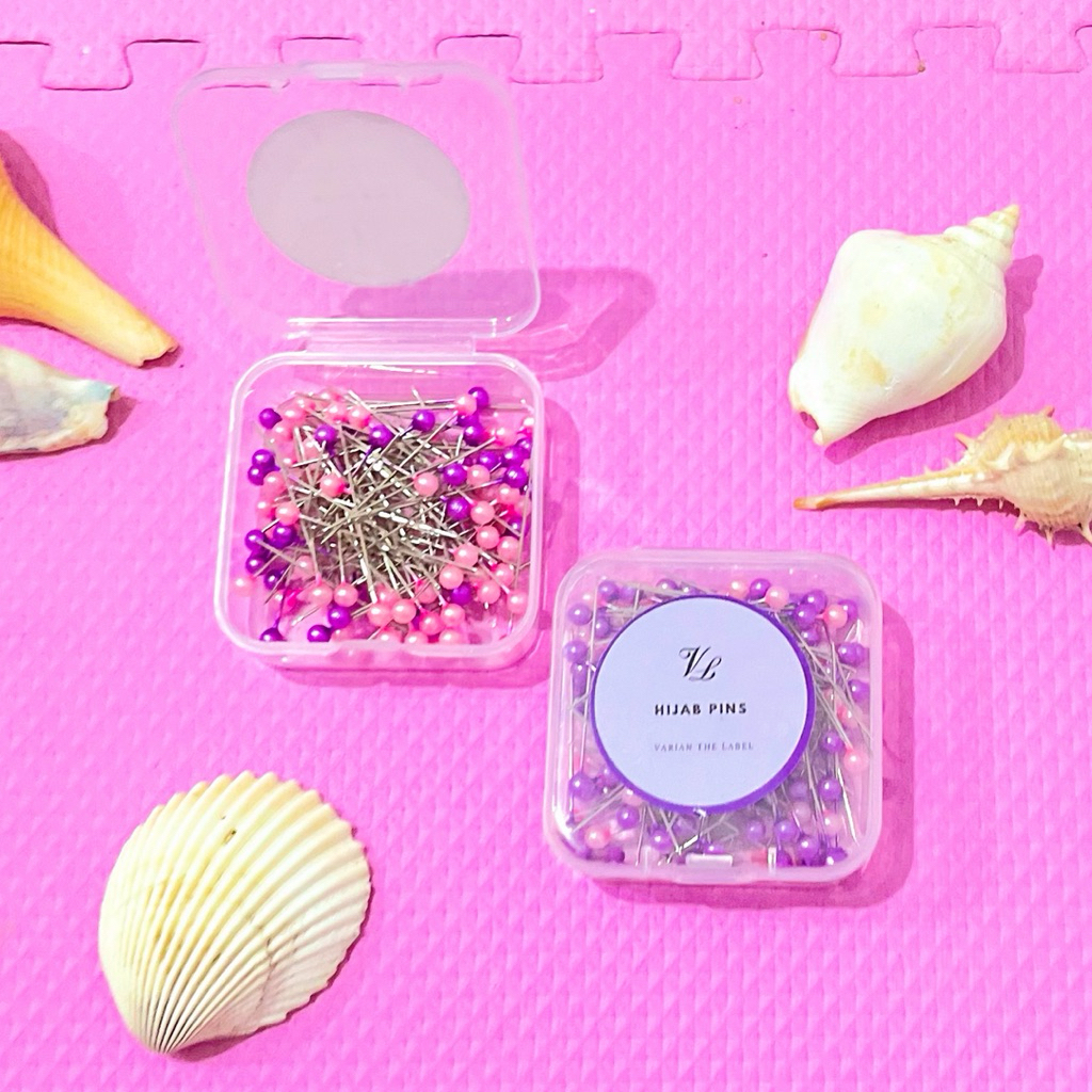 Varian The Label | Jarum Pentul Peniti Pins hijab Premium Jarum Pentul Premium | Pentul Hijab Pastel
