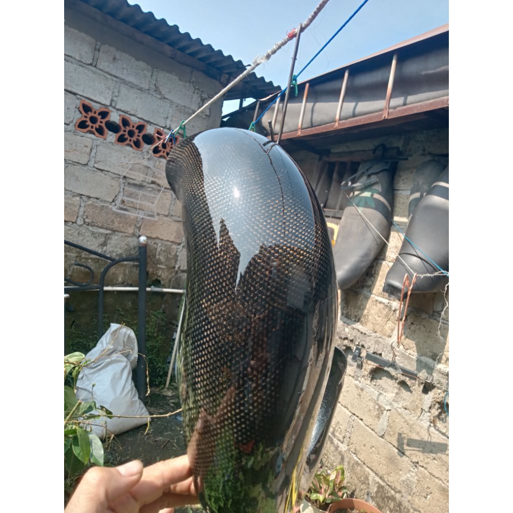 cover knalpot carbon yz 250 second