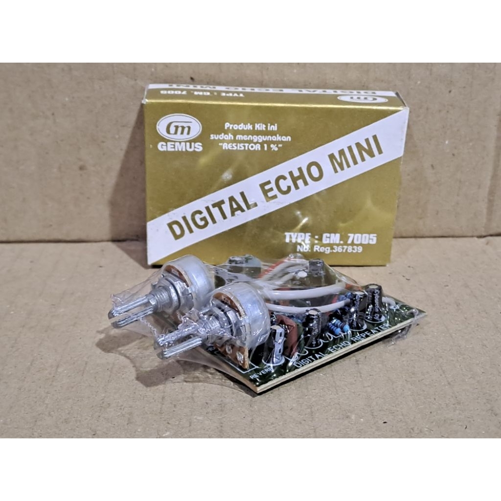 Kit Mini Digital Echo Repeater Speed & Reverb DC 12 Volt GM 7005 .