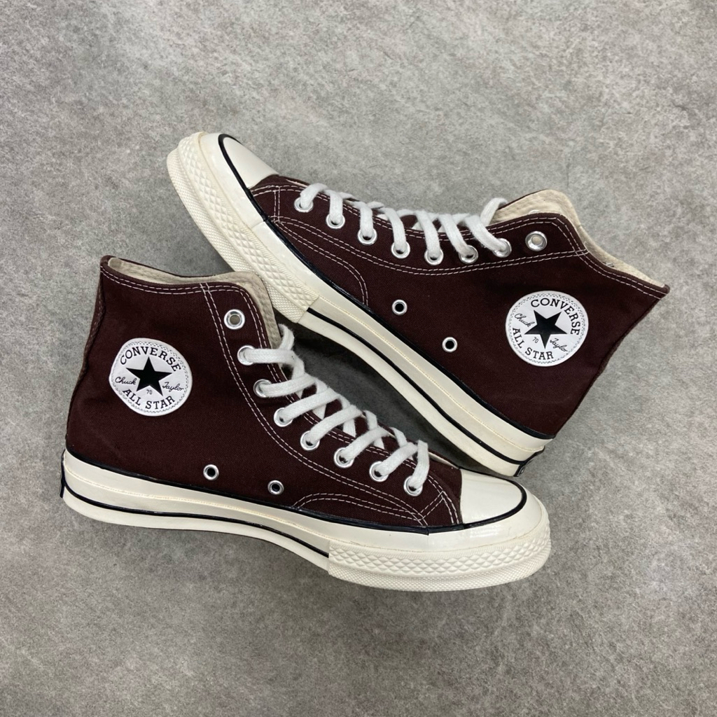 [Size 41.5] Converse Chuck Taylor All Star 70S High Vintage Canvas Dark Root Egret Second Original K
