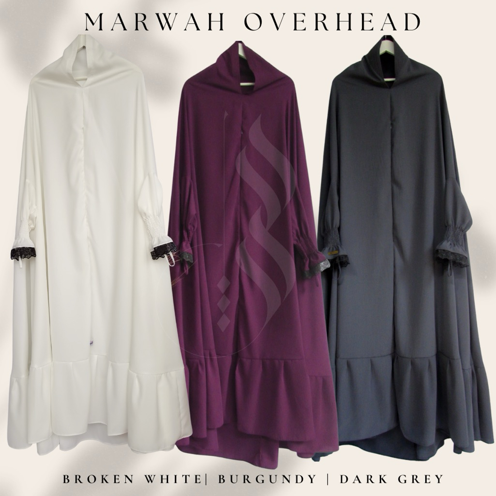 MARWAH Floor Khimar Overhead PREMIUM - Fortaleza/Marbella Anti UV