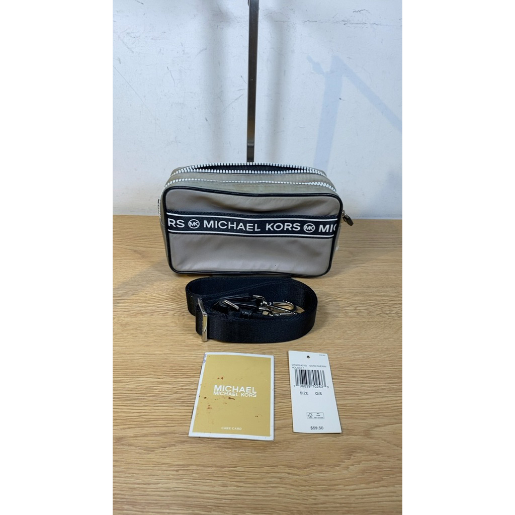 Michael Kors Nylon Small Kenly Camera Crossbody Bag