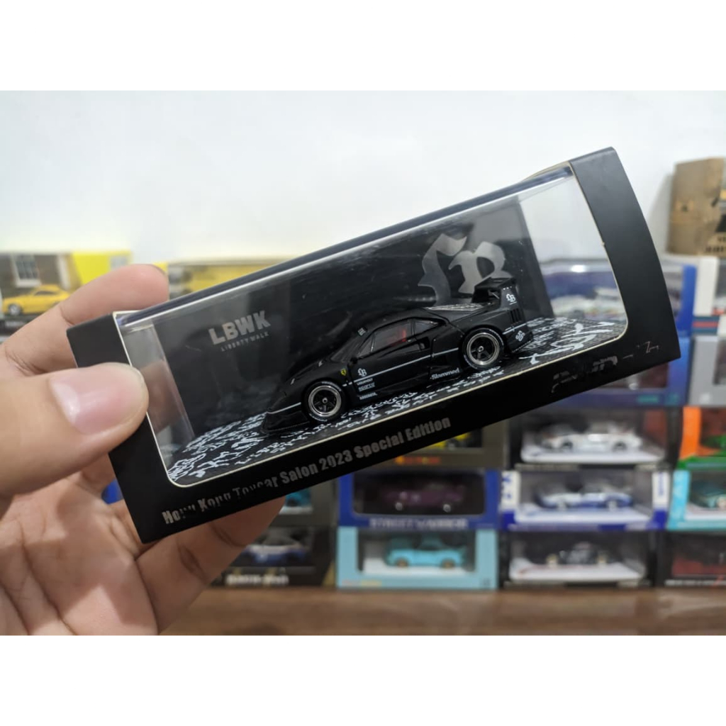INNO64 LBWK Ferrari F40 Hong Kong Toycar Salon 2023 Black
