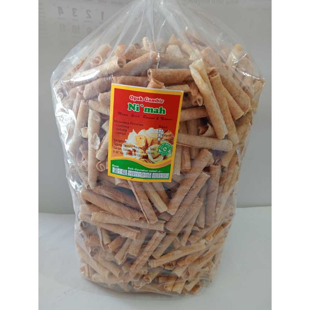 OPAK GULUNG NIKMAH 2 KG | OPAK GULUNG | CEMILAN OPAK
