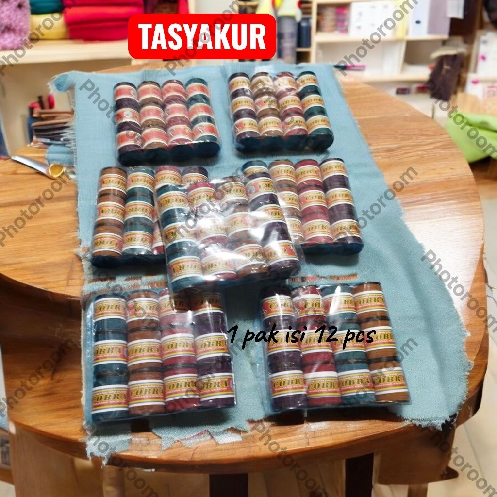 GELASAN LAYANGAN COBRA SENAR SUPER SILICONE 1 pak isi 12