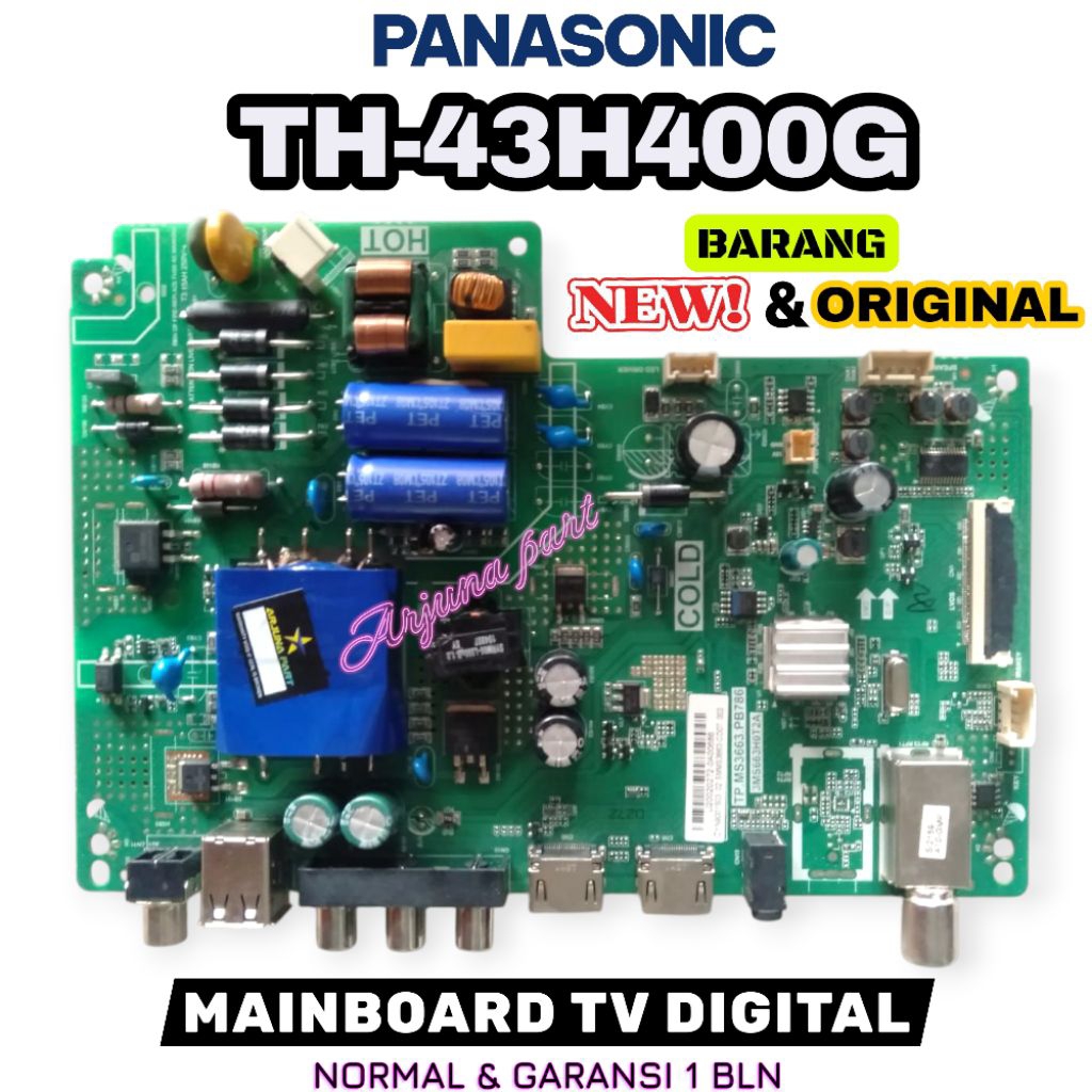 MB TV PANASONIC TH-43H400G / MAINBOARD TV PANASONIC TH-43H400G / MESIN TV PANASONIC TH-43H400G / MOD