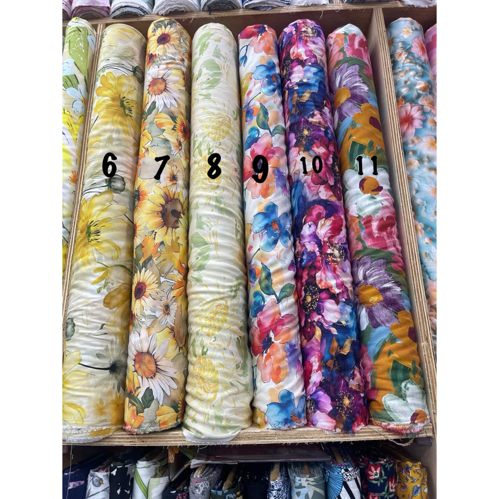 kain rayon motif // kain motif // kain rayon // bahan rayon motif
