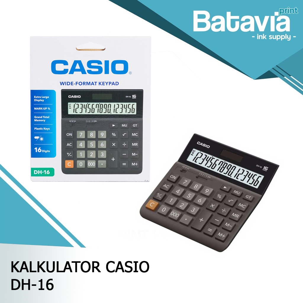 KALKULATOR CASIO DH-16 | 16 DIGIT