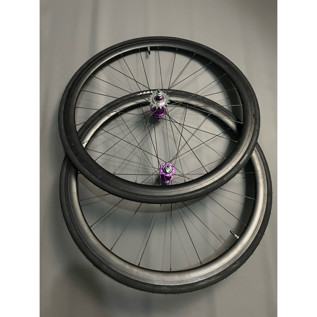 Wheelset Sepeda Fixie Doltrap 3,5cm 20/24H 700c Black Alloy Ringan – Sepasang Depan Belakang