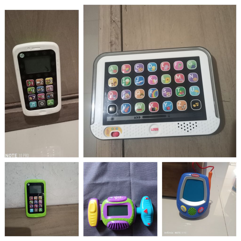 FisherPrice, Leapfrog (Tablet, HP, Mikroscope, Telescope)