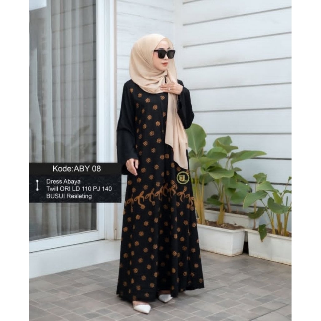 Elzhaf XL Ld 110/ Abaya Twill premium/ Twill motif