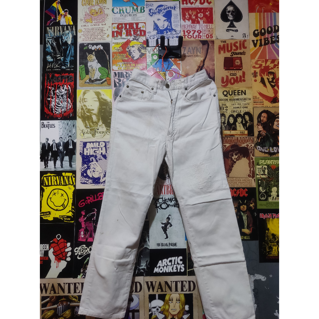 CELANA PRIA/WANITA PANJANG WARNA PUTIH