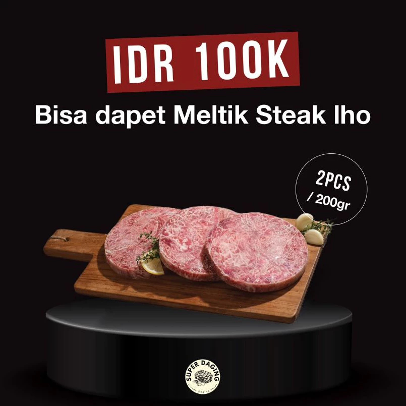 Paket Hemat Steak Meltik Ribeye/Tenderloin - Super Daging Semarang