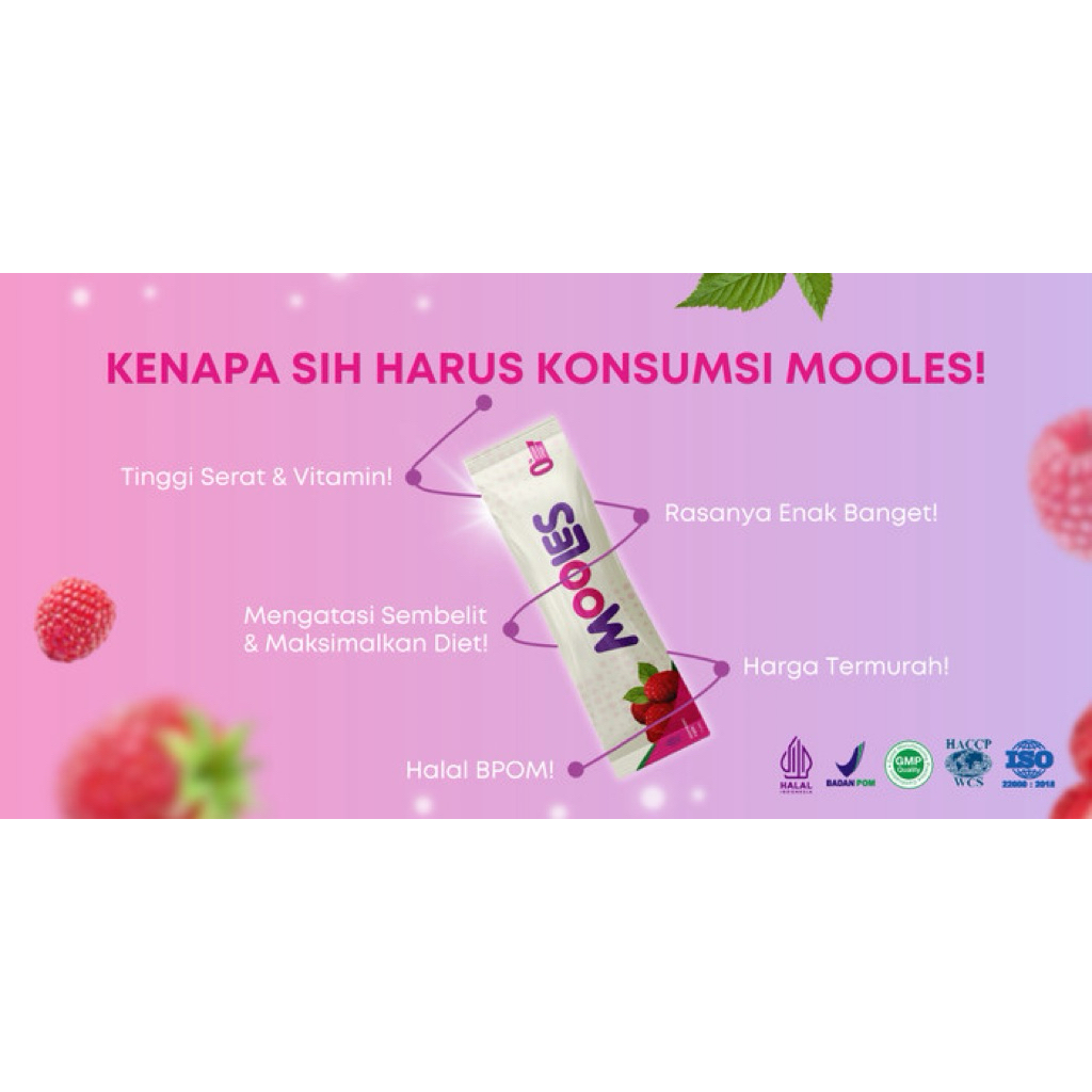 Mooles Fiber Drink Pake Nyobain