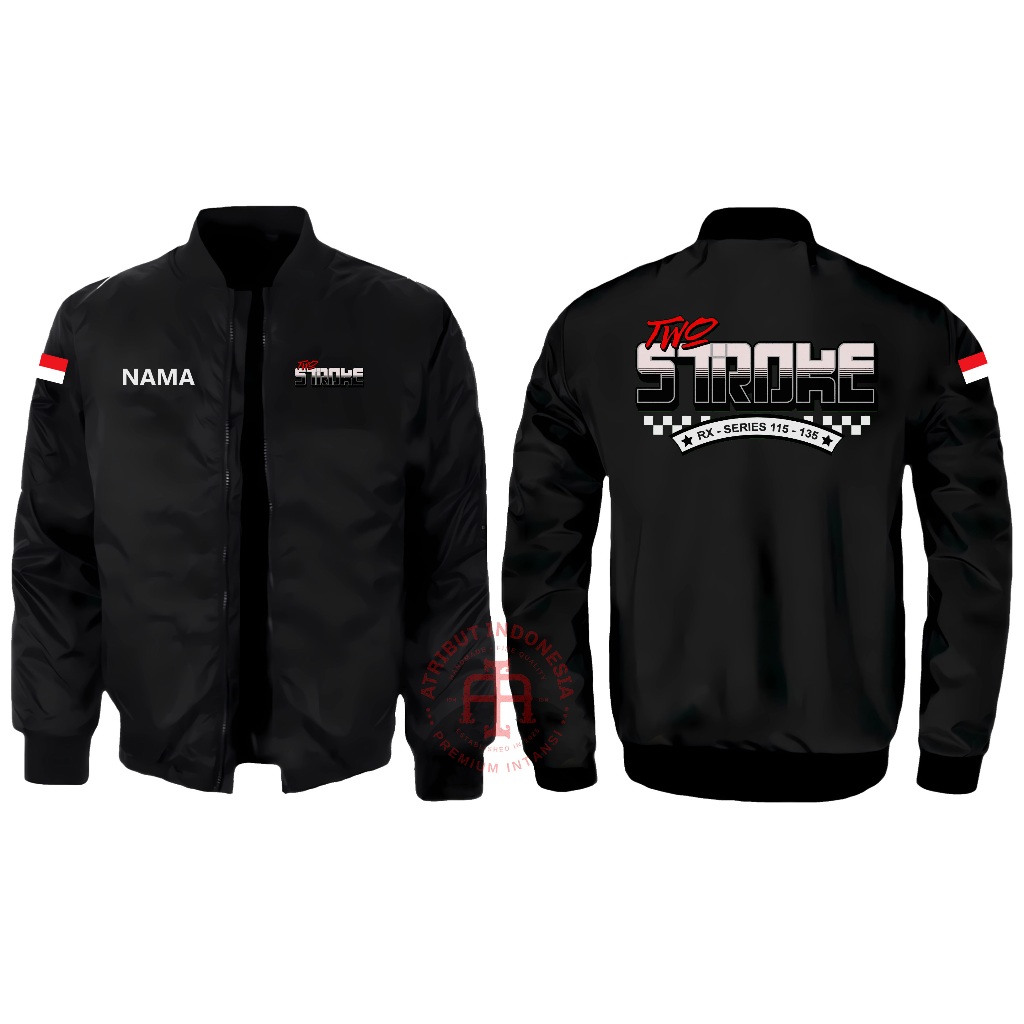 Jaket Bomber Rx King Series 135 Two Stroke Gratis Nama