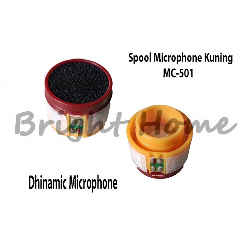 Spool Mic MC501 Spul Microphone Kuning MC-501 Dynamic Microphone