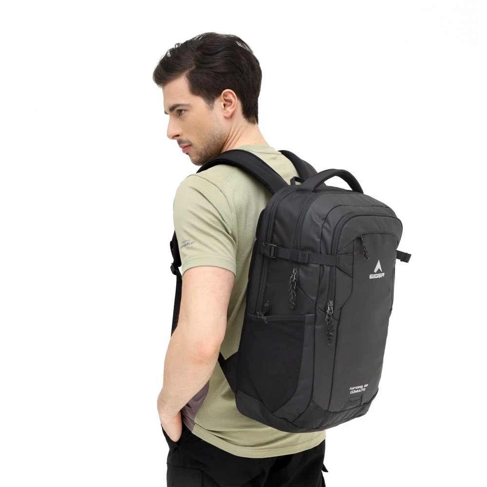 EIGER KANAWA COMMUTE 28 1.0 LAPTOP BACKPACK BLACK