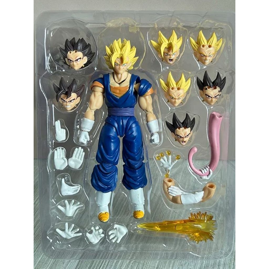 TERBARU Shf Dragon Ball Z Action Figures Vegetto / Vegito 18cm Artikulasi Recast