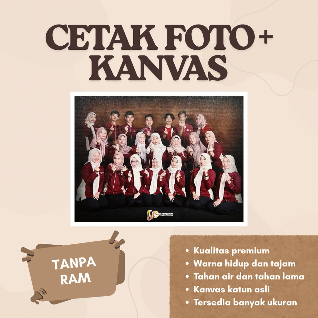 CETAK FOTO LAB + KANVAS