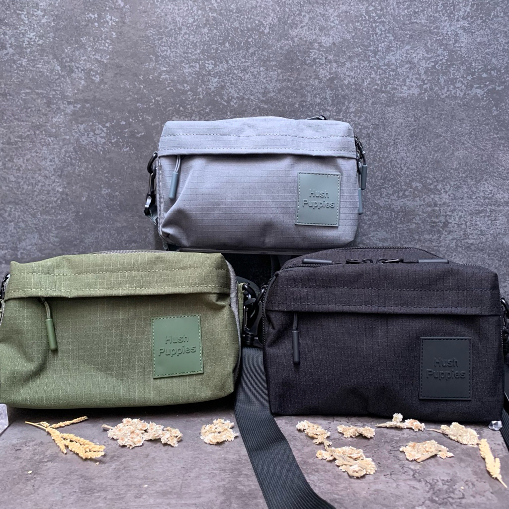 READY TAS SLING WAIST BAG PRIA ZON, EDIVA, ELAN HUSH PUPPIES  ORIGINAL SALE TERBARU