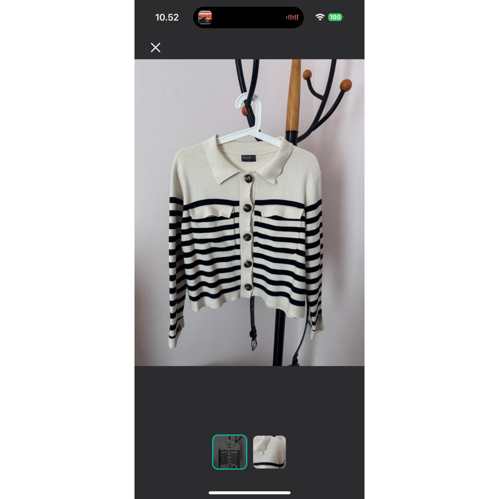 preloved posh the label coleen top