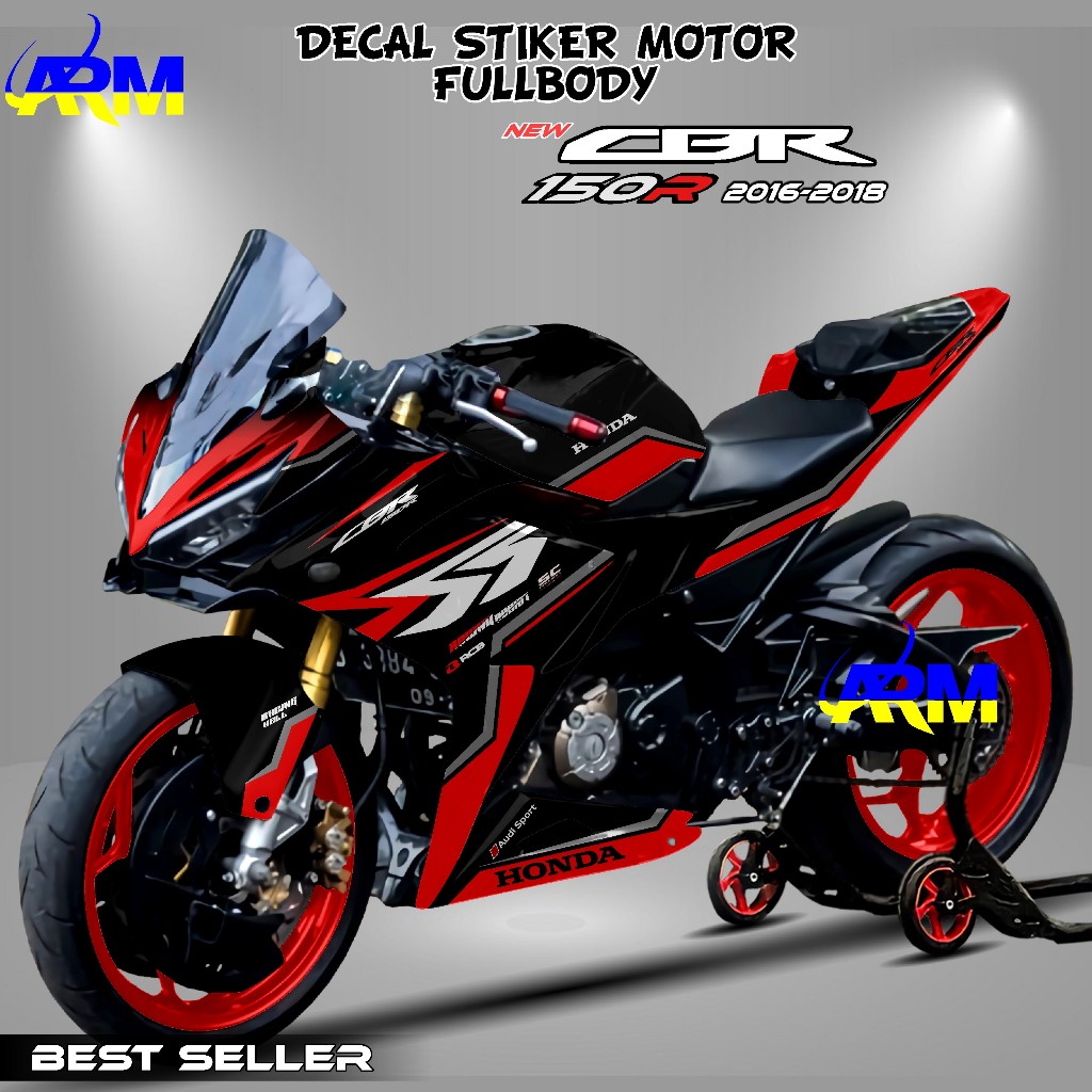 Sticker Decal CBR150R CBR150 R Facelift 2016-2018 Full body Motif List Racing