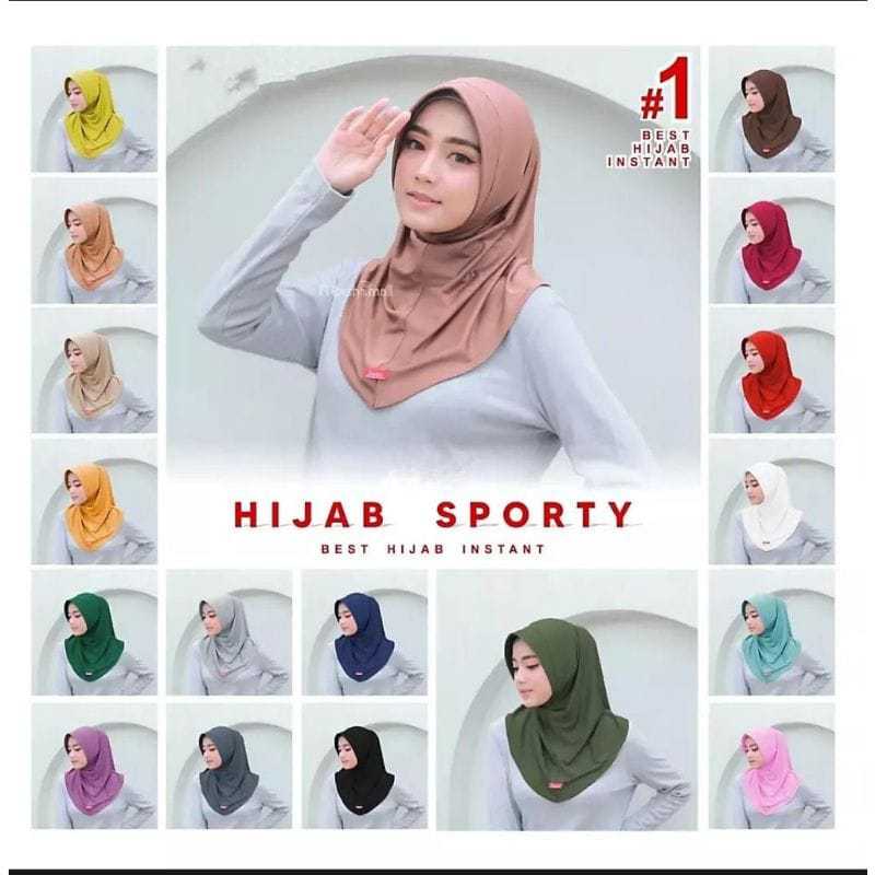 Jilbab Bergo Hijab Berggo Jersey Premium Kerudung Bergo Jersey