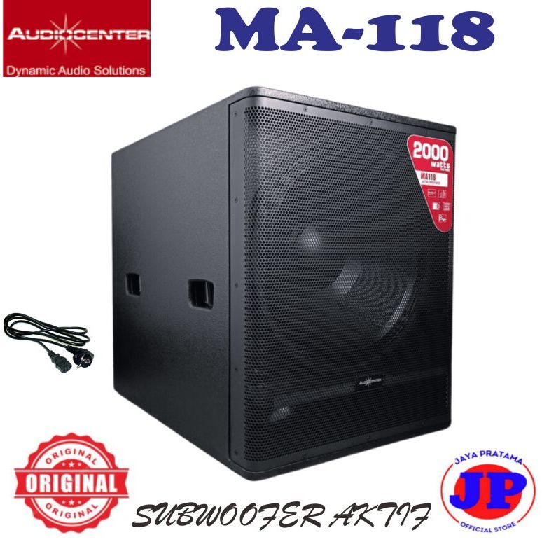 Audiocenter MA118 2000w Subwoofer Aktif 18" Audio Center MA-118