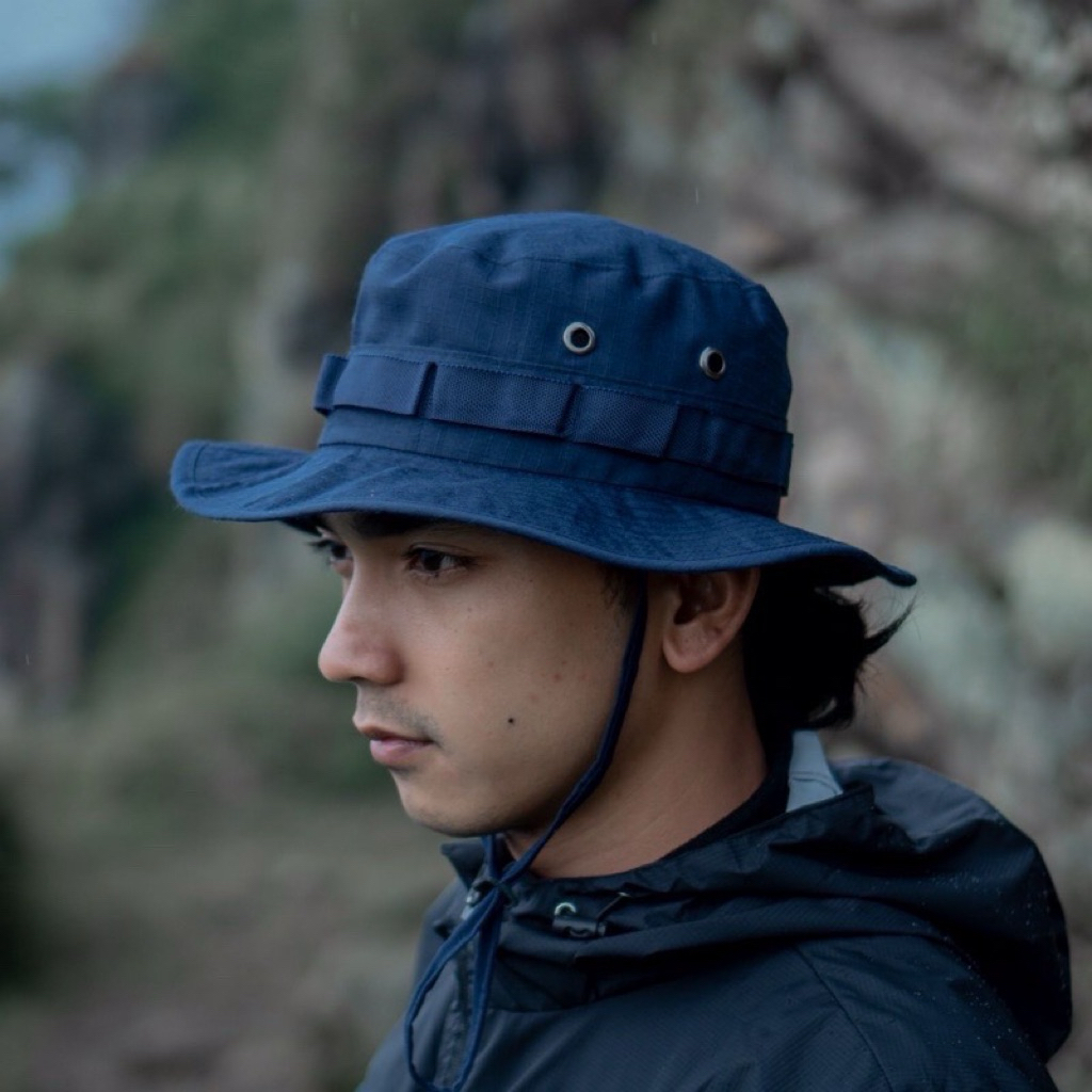 Topi Rimba Bordir TNF laki-laki perempuan