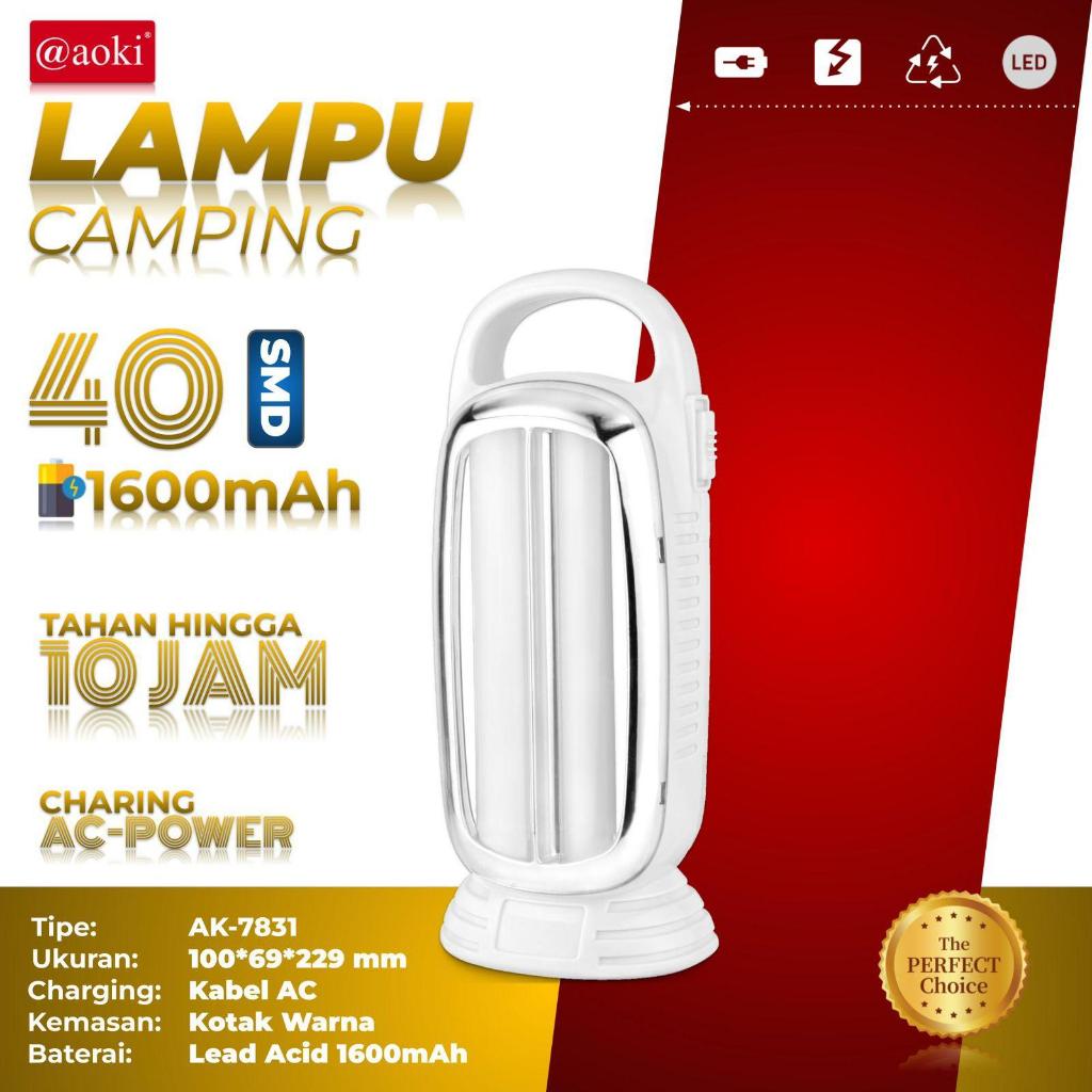 AOKI AK-7831 / AK 7831 / AK7831 Lampu LED / camping / emergency / darurat / tube / Fleksibel Kecerah
