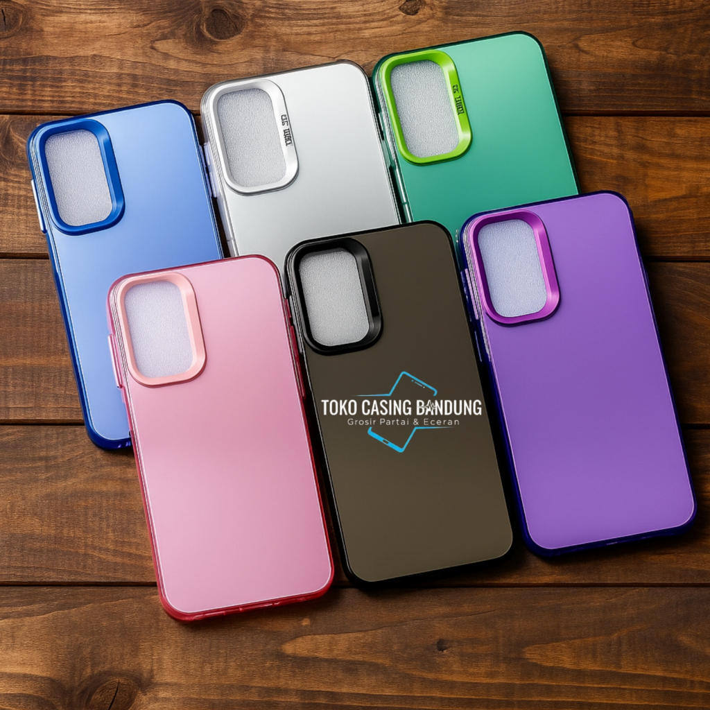 CASE SAMSUNG A15 5G HYBRID HARDCASE IMD PLATE HOLOGRAM WARNA