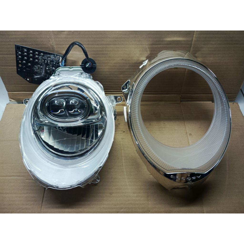 Headlamp Reflektor PCB Motor Scoopy New 2021/2023 / Lampu Led Scoopy Original Sepedamotor