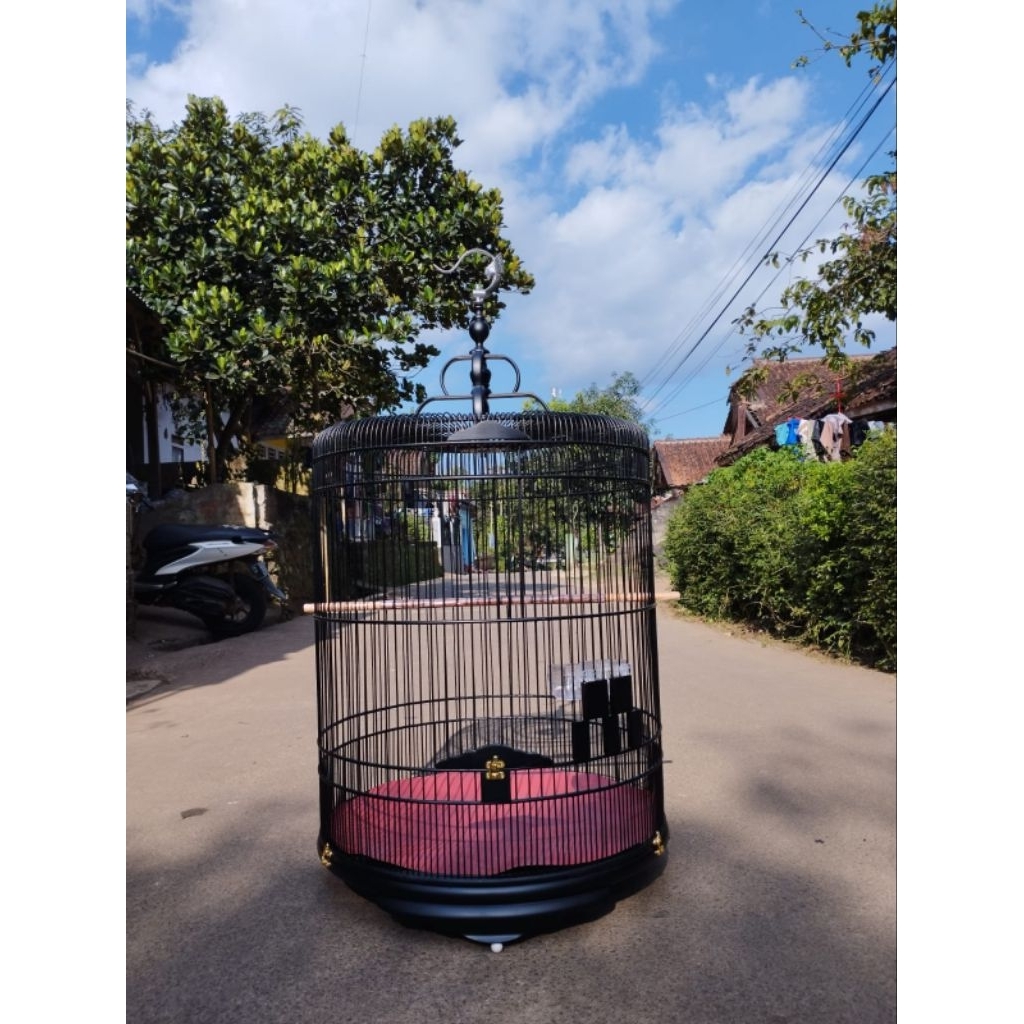 SANGKAR MURAI CUNGKO ATAS RAOAT TEBOK KAYU