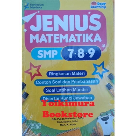 Jenius Matematika SMP kelas 7, 8, 9 (Kurikulum Merdeka)