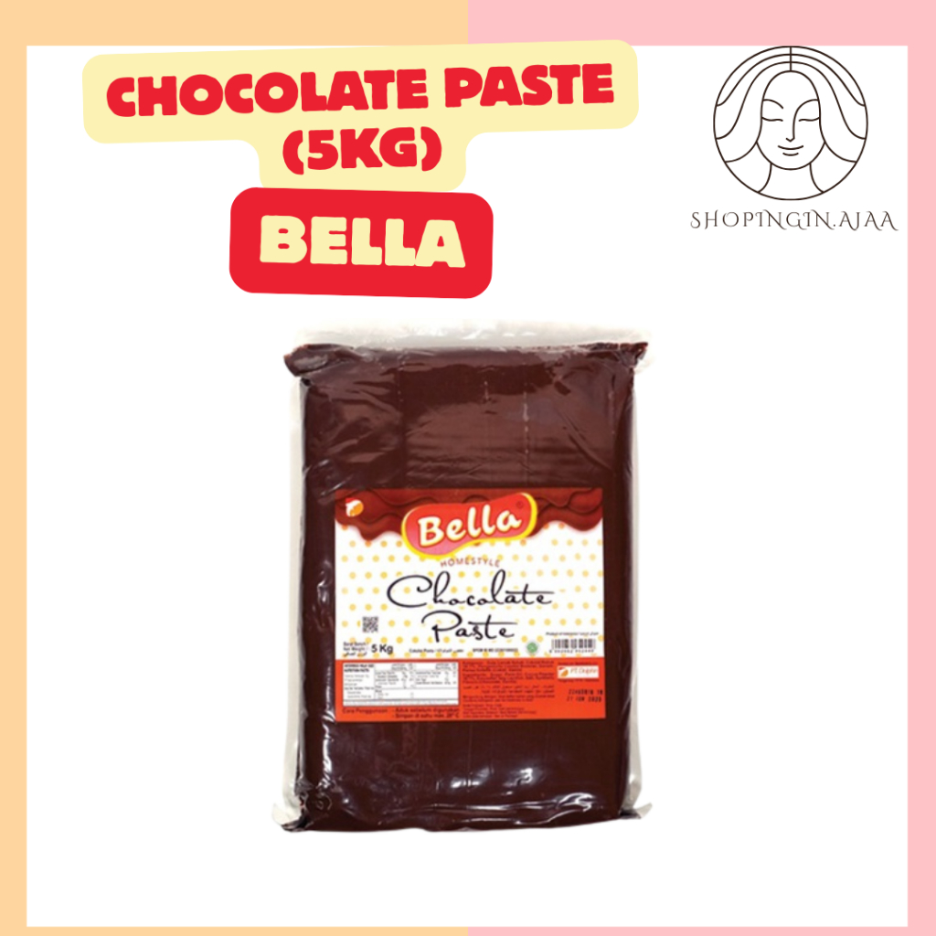BELLA CHOCOLATE PASTE / COKLAT PASTA / COKLAT FILLING / SELAI COKLAT 5KG