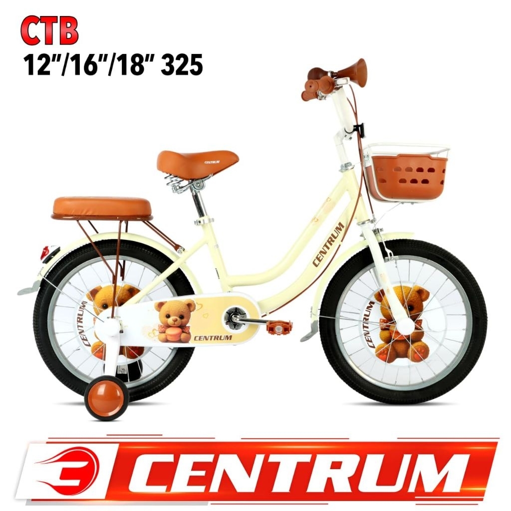 Sepeda Anak mini Centrum 18Inch 325 Teddy Bear