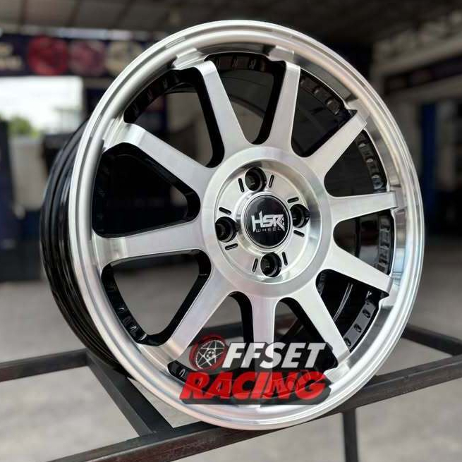 Velg Mobil HSR GYMKANA BOROKO 01 R16 Velg HSR Ring 16 Lebar 7 Brio Ayla Agya Xenia