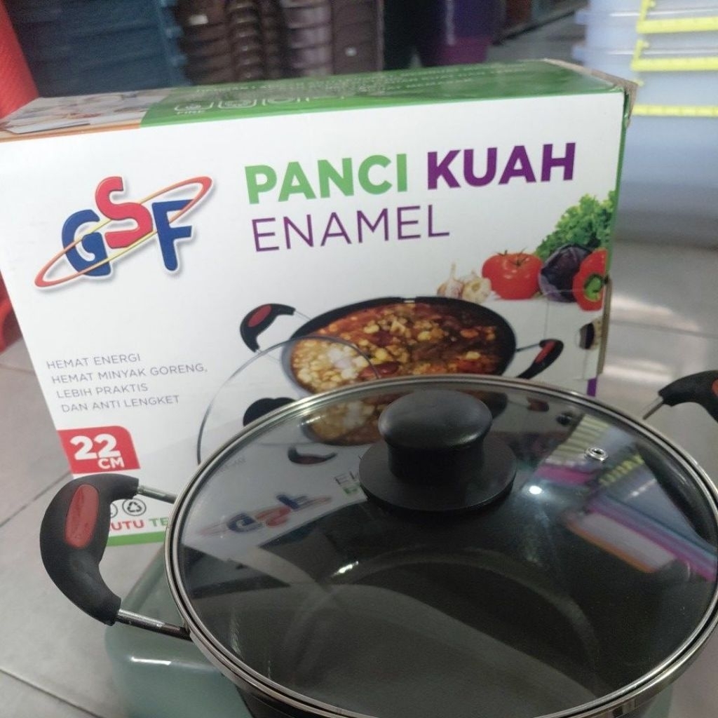 PANCI KUAH ENAMEL UKURAN 22CM