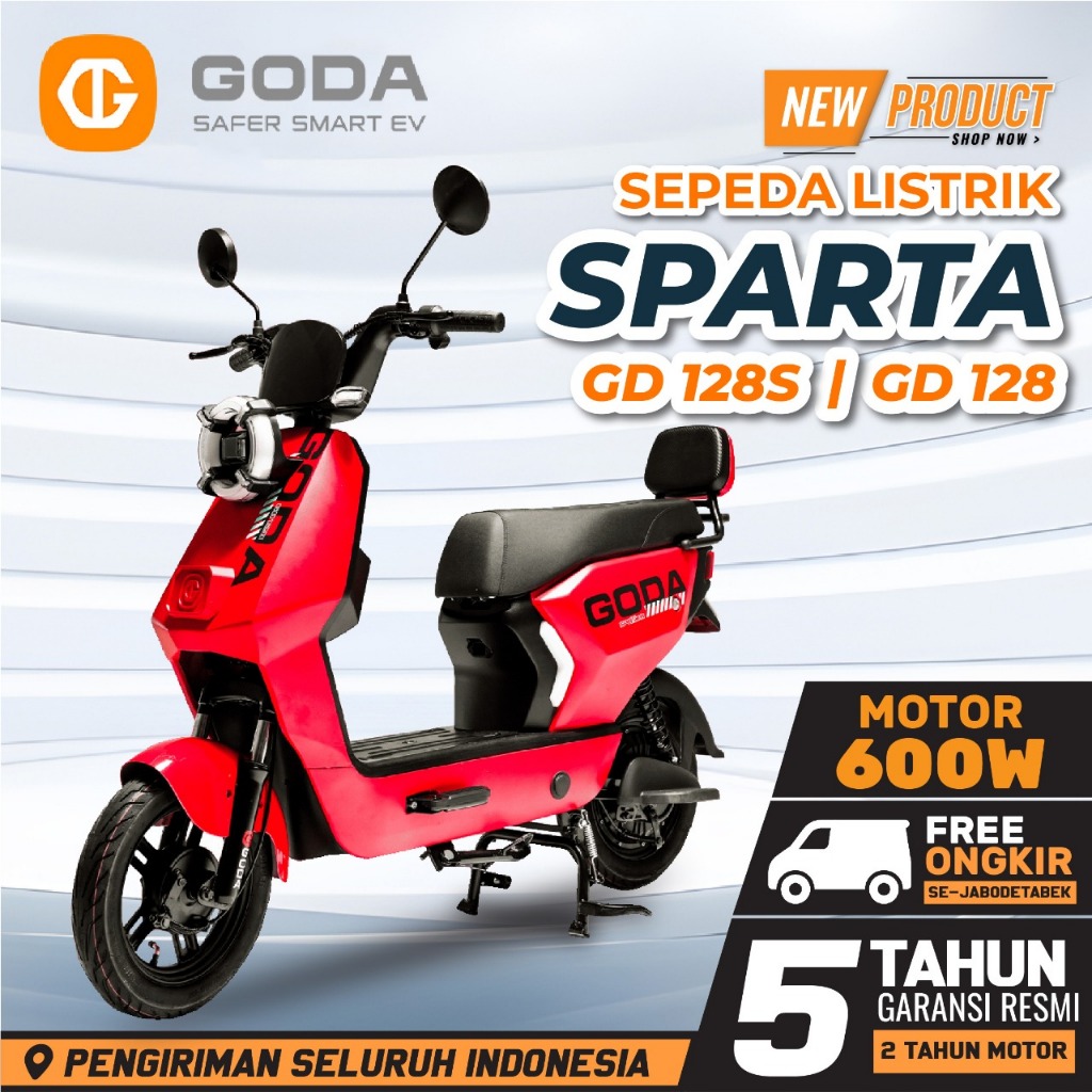 GODA 128 128S Sparta Sepeda Listrik
