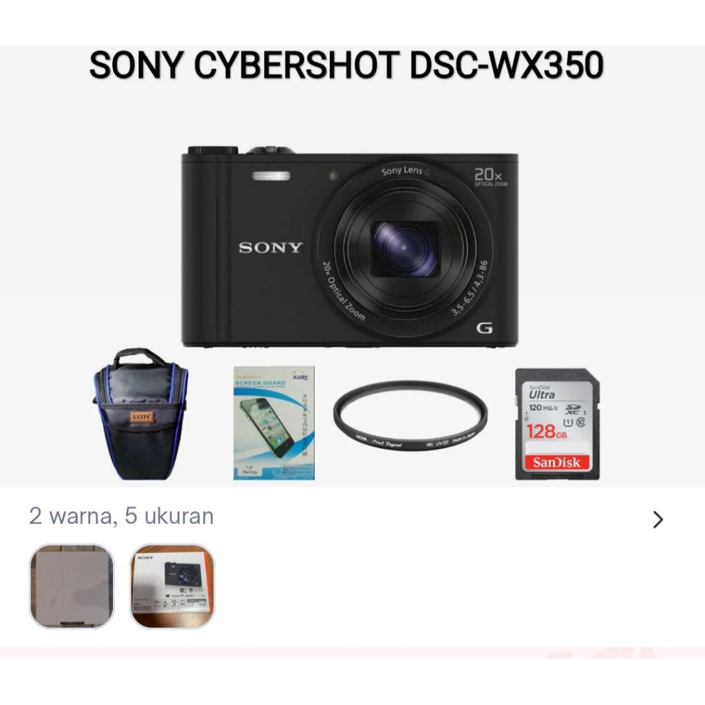 SONY CYBERSHOT DSC-WX350