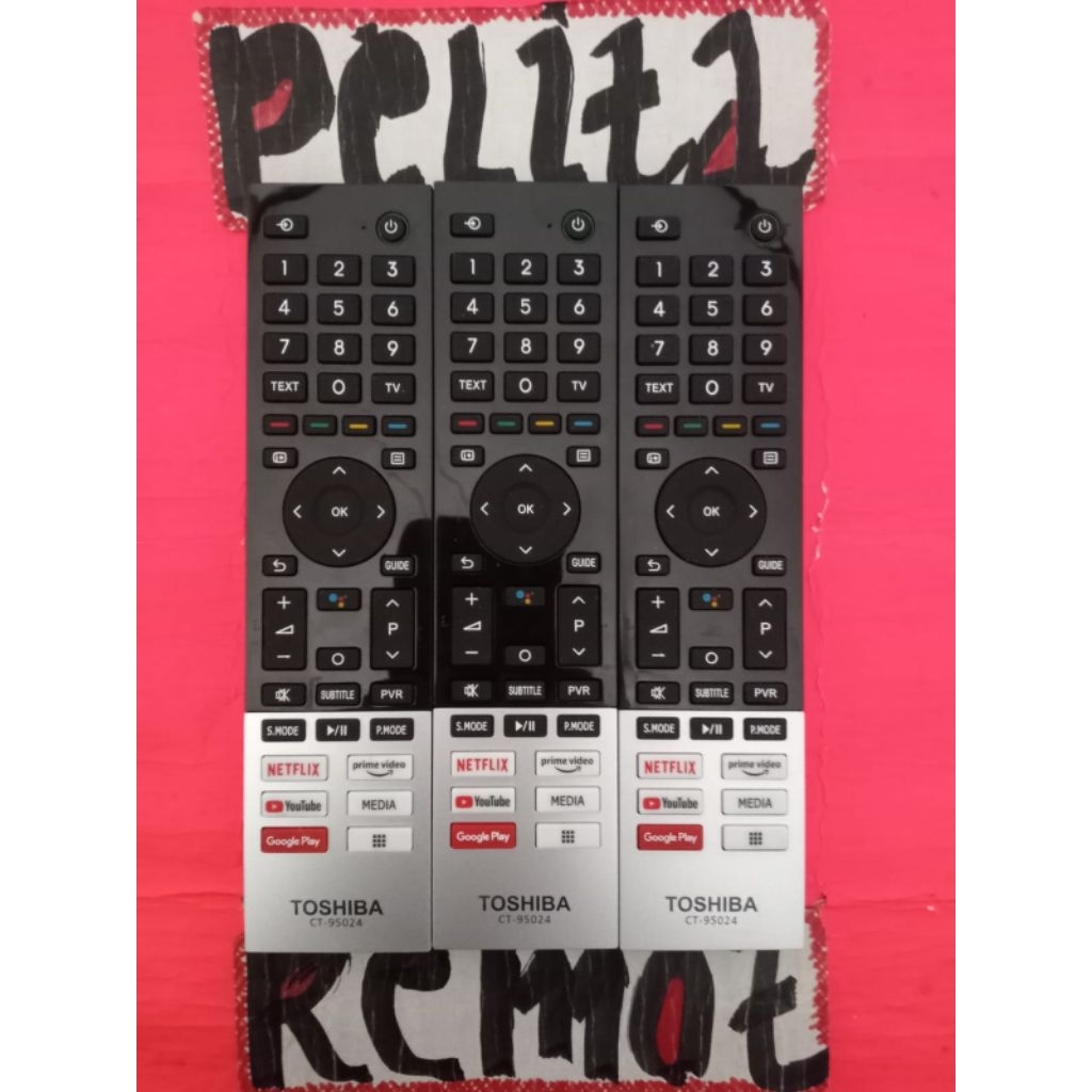 REMOT TV TOSHIBA CT-95024 SMART ANDROID ORIGINAL TERLENGKAP